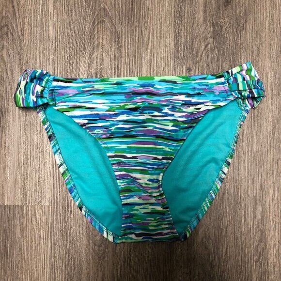 NWT Mossimo Bathing Suit Bikini Women's Size Small Halter Top Size Medium Bottom - Picture 4 of 14